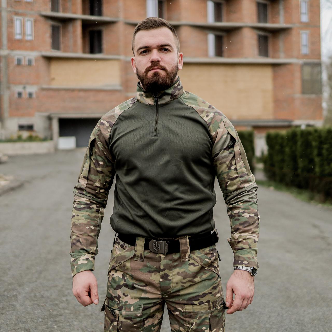 Тактична сорочка Ubacs (Убакс) Grifon мультикам ріп-стоп (вафелька) CoolMax (МКН), фото 1