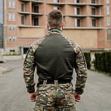 Тактична сорочка Ubacs (Убакс) Grifon мультикам ріп-стоп (вафелька) CoolMax (МКН), фото 5