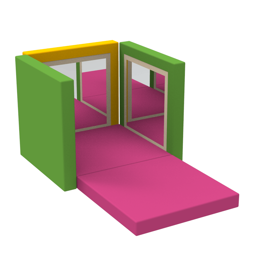 М'який модуль Дзеркальний килимок, шкірозамінник Флай (Kidigo ТМ)