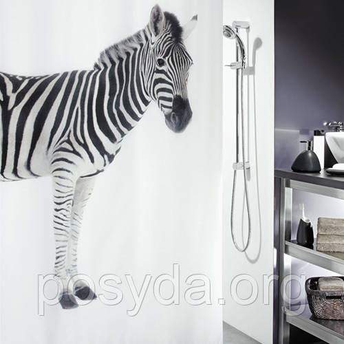 Шторка для ванної текстильна Spirella ZEBRA (10.11554)