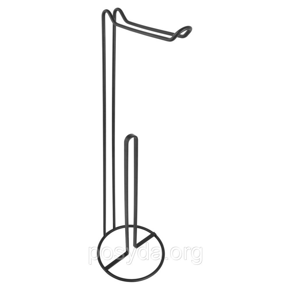 Стійка тримач туалетного паперу чорна, ТМ AWD Interior AWD02071779, фото 1