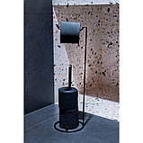 Стійка тримач туалетного паперу чорна, ТМ AWD Interior AWD02071779, фото 3