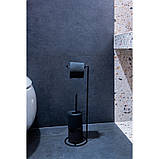 Стійка тримач туалетного паперу чорна, ТМ AWD Interior AWD02071779, фото 4