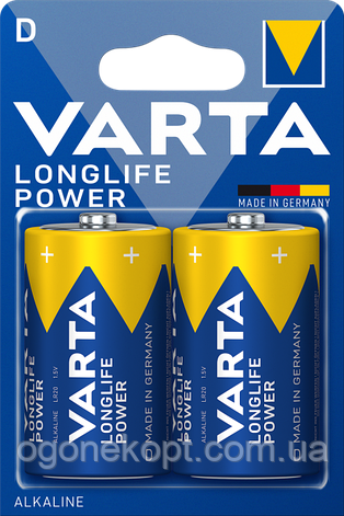 VARTA LR20 D LongLife Power alkaline, фото 1