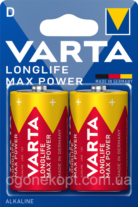 VARTA D LR-20 MAX TECH 2бл