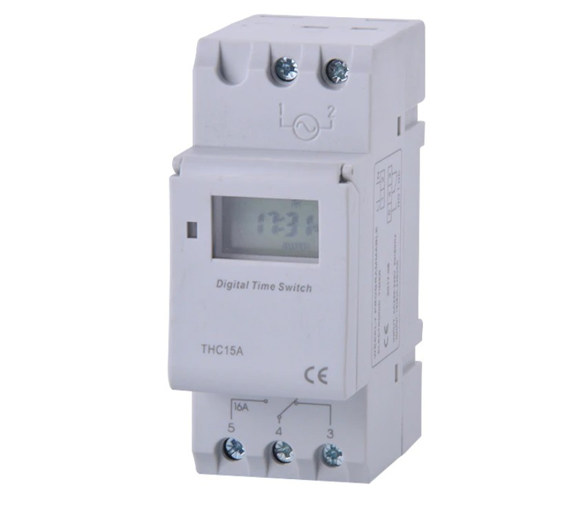 Реле часу TCH15A на дин рейку програмоване 220 В навантаження до 16 А таймер, фото 1