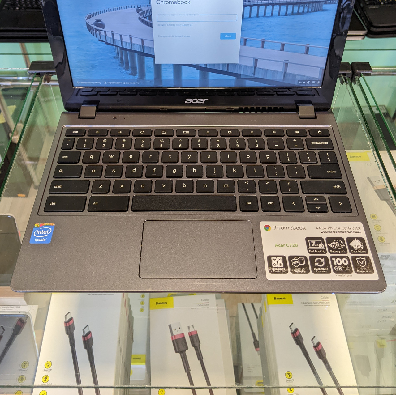 Купить Ноутбук Acer Chromebook C720-2848 / Intel Celeron / Intel