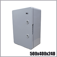 Бокс монтажный пластиковый с металлическим основанием TNSy ABS 500х400х240 IP65