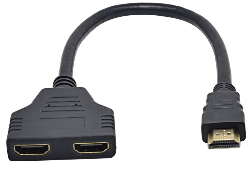 HDMI перехідник тато- 2х HDMI мама