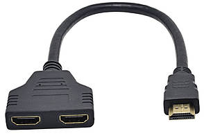 HDMI перехідник тато- 2х HDMI мама