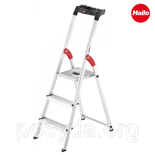 Драбина алюмінієва Hailo L60 Standard Line, 3 ступені (8160307)