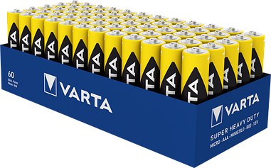 Батарейки Varta — Superlife ААА R03 1.5V 2/60/1200шт