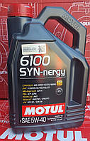 Масло моторное Technosynthese Motul 6100 SYN-NERGY SAE 5W40 (4L)