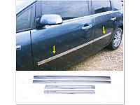 Накладки на молдінги дверей (4 шт, нерж) - Ford C-Max 2004-2010