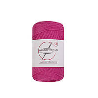 Хлопковый шнур плетеный Hobby Trend. Розовый фламинго. 240-260 г, 240-260 м, 2 мм