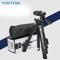 Професійний міні штатив для смартфона та відеотехніки 29-64.5 см. Yunteng VCT-608, фото 5