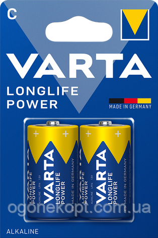 VARTA LR14 C LongLife Power alkaline, фото 1
