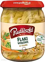 Рубцы Flaki Wolowe w rosole Pudliszki 500гр