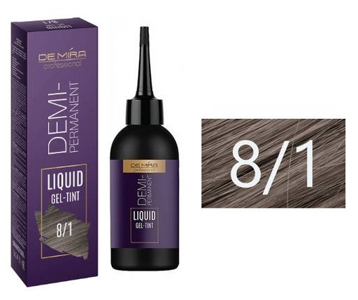 8/1 Деміперманентний рідкий гель-тінт "DeMira Professional" Colored liquid pigment, 120 мл, фото 1