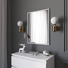 Дзеркало підвісне, настінне дзеркало над комодом, туалетним столиком D-4 Бетон