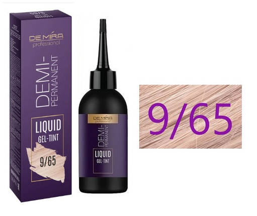 9/65 Деміперманентний рідкий гель-тінт "DeMira Professional" Colored liquid pigment, 120 мл, фото 1