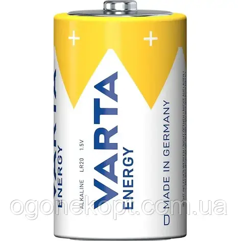 VARTA LR20 D Energy alkaline, фото 2