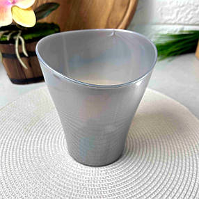 Горщик для орхідей Матова Сіра 1л Перлина Алєана, фото 3