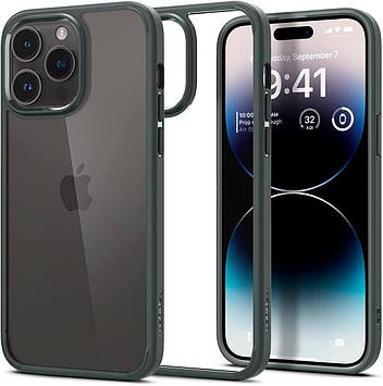Чохол Spigen для iPhone 14 Pro - Ultra Hybrid, Abyss Green (ACS04966)