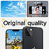 Захисне скло Spigen для камери iPhone 14/14 Plus - Optik Camera Lens (2шт), Black (AGL05274), фото 8