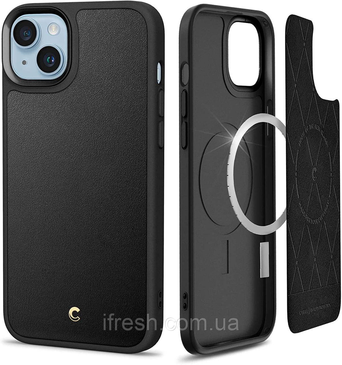 Чохол Spigen для iPhone 14 - Cyrill Kajuk MagSafe, Black (ACS05091)
