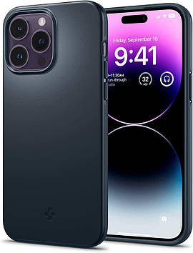 Чохол Spigen для iPhone 14 Pro - Thin Fit, Metal Slate (ACS04781)