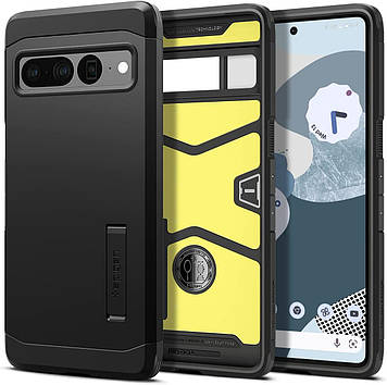 Чохол Spigen для Google Pixel 7 Pro - Tough Armor, Black (ACS04728)