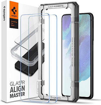Захисне скло Spigen Samsung Galaxy S21 FE - ALIGNmaster (2 шт), Clear (AGL03088)