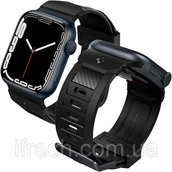 Ремінець Spigen для Apple Watch (41/40/38mm) Rugged Band, Matte Black (AMP02855), фото 1