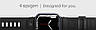 Ремінець Spigen для Apple Watch (41/40/38mm) Rugged Band, Matte Black (AMP02855), фото 6