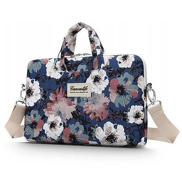 Сумка для ноутбука 15-16" Canvaslife, Blue Camellia