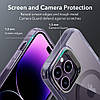 Чохол ESR для iPhone 14 Pro Max, Classic Kickstand Halolock (MagSafe) Cleare/Purple, фото 8