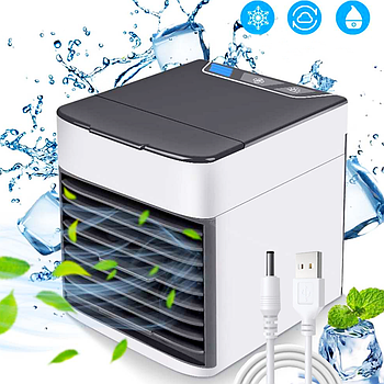Міні кондиціонер 10 Вт Arctic Storm Ultra від USB / Переносний портативний охолоджувач повітря / Мобільний зволожувач