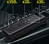 Автомобільний інвертор Baseus Inverter 150W, Black (CRNBQ-A01), фото 9