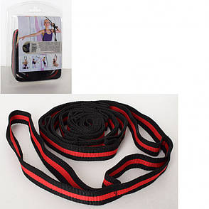 Еспандер стрічка Ремінь для йоги та розтяжки 202 см, фото 2