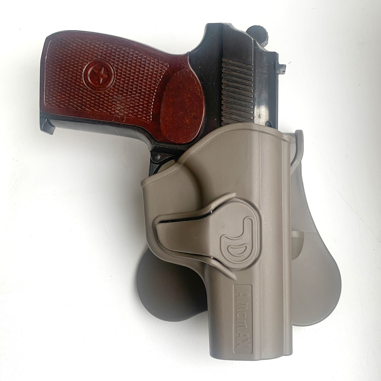 Кобура пластикова Amomax для Макарова ПМ AM-MAKG2F пісочна, фото 1