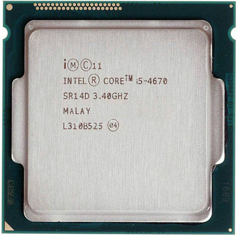 Процесор Intel Core i5-4670, LGA1150 3.40GHz, фото 2