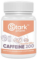 Кофеин Stark Pharm - Caffeine 200 мг (100 таб) (в 2 раза выгоднее аптечного)