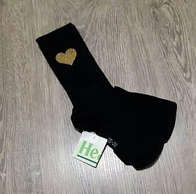 Шкарпетки жіночі із серцем стильні модні Socks 35-36 p.