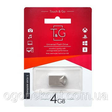 USB Flash T&G металева 106 4GB, фото 1