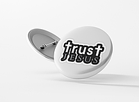 Значок металлический Trust Jesus #52
