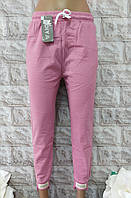 Штани спортивні для дівчинки р.XL на 5-7 років рожевий колір Diya 566