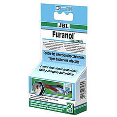 СРОК 09.2023!!! JBL FURANOL PLUS 250 – проти бактеріальних інфекцій у акваріумних риб(20 таб на 500 л)