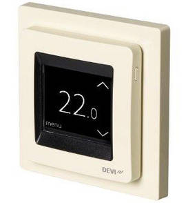 Терморегулятор для теплої підлоги програмований DEVIreg Touch (сл.кістка)