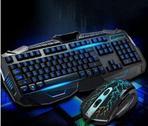 Проводная игровая клавиатура и мышь комплект Atlanfa AT-V100